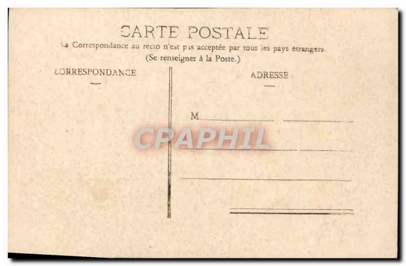 Old Postcard Sens Jet d & # 39Eau the Green Carpet Hotel de Ville and Cathedr...