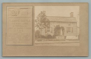 FLEMINGTON NJ FLEMING CASTLE ANTIQUE REAL PHOTO POSTCARD RPPC