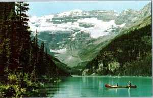 Lake Louise and Victoria Glacier Banff National Park Canadian Rockies Postcard