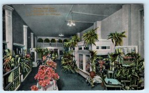 CHICAGO, Illinois IL ~ Interior LUBLINER & TRINZ Florist c1910s Postcard