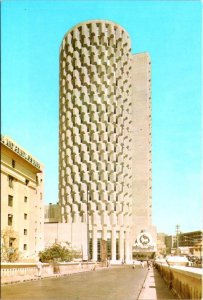 Karachi, Sindh Pakistan  HABIB BANK PLAZA~HBL  Circular Building  4X6 Postcard