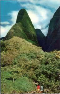 Postcard Hawaii Maui Iao Needle