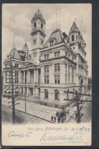 America Postcard - Post Office, Pittsburgh, Pennsylvania    RS15051