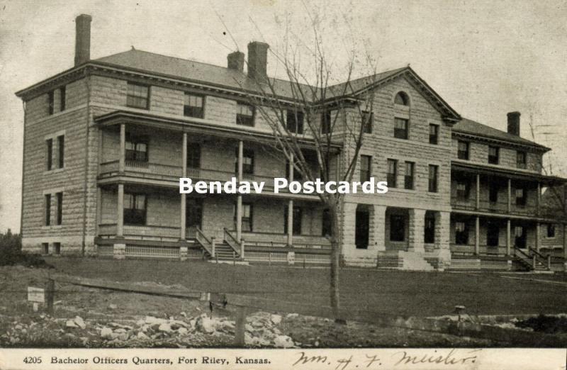 Fort Riley, Kansas, Bachelor Officers Quarters (1907)