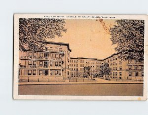 Postcard Maryland Hotel Lasalle At Grant Minneapolis Minnesota USA