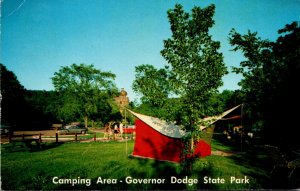 Wisconsin Governor Dodge State Park Camping Area 1964