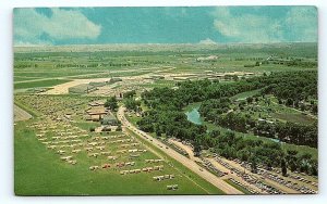 ROCKFORD, IL Illinois ~ Aerial View GREATER ROCKFORD AIRPORT c1960s Postcard