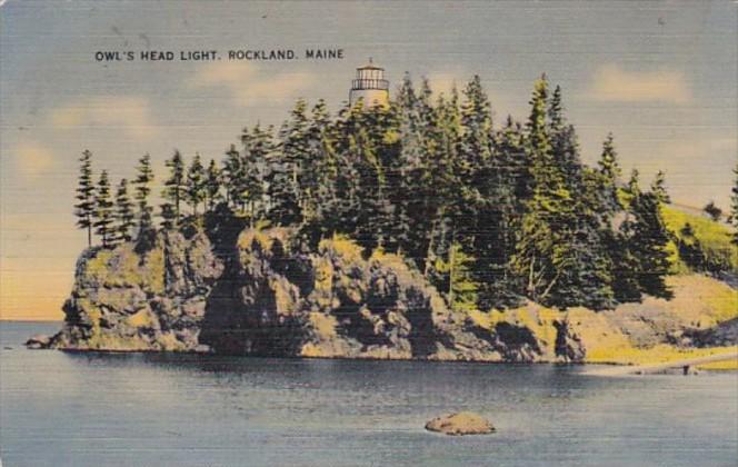 Maine Rockland Owl's Head Lighthouse