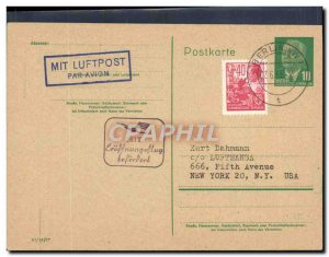 Stationery Germany to New York June 7, 1955