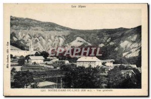 Old Post Card The Alps Our Lady of Laus General view