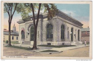 Post Office, Warren, Ohio, PU-1915
