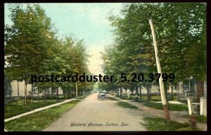 h3624 - SUTTON Quebec Postcard 1911 Western Avenue