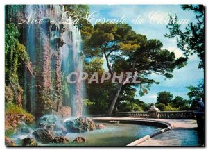 Modern Postcard Nice Alpes Maritimes The cascade of Chateau