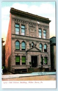 WILKES BARRE, Pennsylvania PA ~ ODD FELLOWS BUILDING c1900s UDB  Postcard