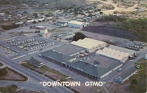 US Navy Base, Gauntanamo Bay, Cuba, Gitmo, Aerial View, 1970's Chrome