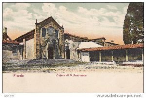 Chiesa Di S. Francesco, Fiesole (Tuscany), Italy, 1900-1910s