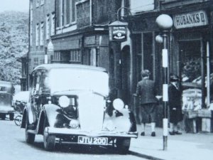 Staffordshire NEWCASTLE UNDER LYMNE Ironmarket - Old RP Postcard by WHS