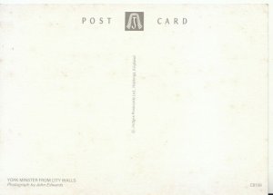 Yorkshire Postcard - York Minster From City Walls - Ref TZ7191 