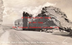 CO, Rocky Mountain National Park, Colorado, RPPC, Trail Ridge Rd, Sanborn Photo