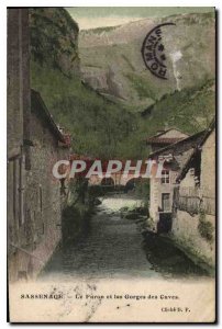 Old Postcard Sassenage the Furon and Gorges tanks