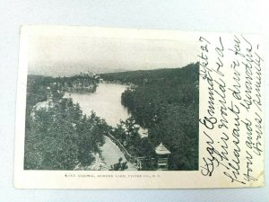 Mohonk Lake NY-New York,1906 Lake Mohonk Scene Ulster County, Vintage Postcard