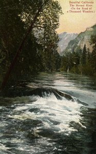 C.1910 The Merced River, California Postcard P125