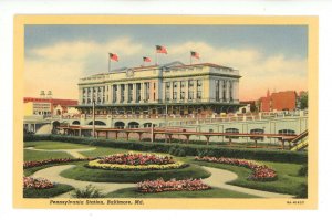 MD - Baltimore. Pennsylvania Railroad Station