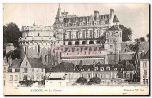 Old Postcard Amboise Chateau