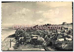 Modern Postcard Ault Onival Beach and The Lower City