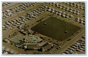 1975 Aerial View Roadrunner Lake Parks Inc Scottsdale Arizona AZ Posted Postcard