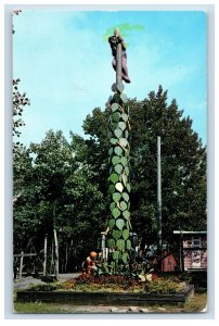 Vintage Jack And The Bean Stalk Deer Acres Pinconning Michigan Postcard P109E