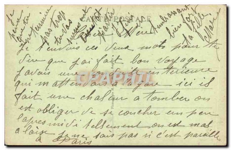 Old Postcard Allonnes Chateau Brion on the Coutanciere