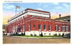 Post Office - Lewiston, Maine ME  