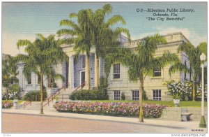 Albertson Public Library, ORLANDO, Florida, 1930-1940s