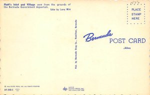 Flatt's Inlet and Village, Grounds of Government Aquarium Bermuda Postcard