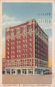 Alabama Montgomery Gay-Teague Hotel 1940 Curteich