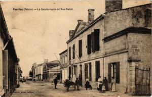 CPA PAUILLAC - La gendarmerie et rue rabie (192931)