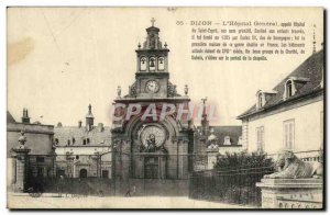 Old Postcard Dijon The General Hospital