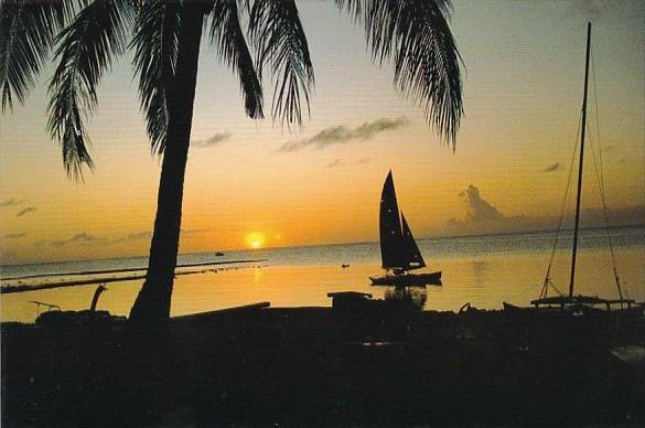 Guam Sunset At Cocos Island Resort
