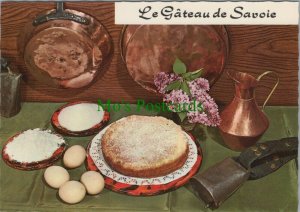Food & Drink Postcard - Cooking - Recipe - Le Gateau De Savoie  RR13836