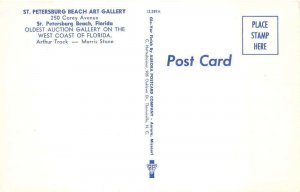 St Petersburg Florida Beach Art Gallery Vintage Postcard AA57640