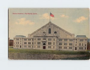 Postcard State Arsenal, Hartford, Connecticut