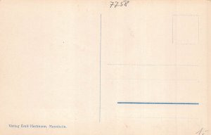 L311 Germany Meersburg Bodensee Rittersaal im Alten Schloss interior postcard