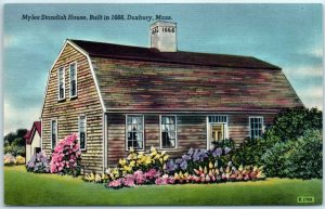 M-3193 Myles Standish House Built in 1666 Duxbury Massachusetts