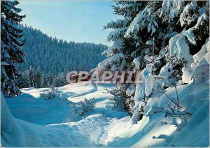 Postcard Modern Winterland in Graubunden in Flims