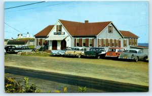 YORK BEACH, Maine ME ~ Roadside NUBBLE LIGHT DINING ROOM 1950s Cars Postcard