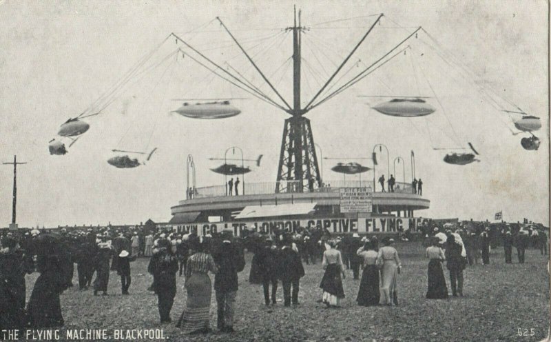 BLACKPOOL, United Kingdom , 1900-10s ; The Flying Machine