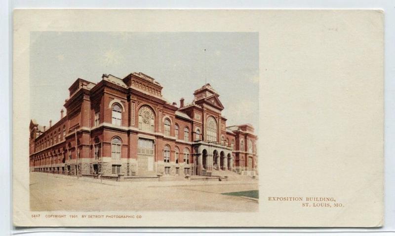 Exposition Building St Louis Missouri Private Mailing Card 1901c postcard