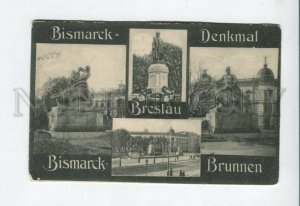 3155704 POLAND BRESLAU Wroclaw Bismarck Denkmal Vintage RPPC
