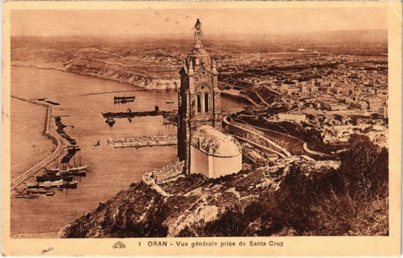 CPA AK ORAN Vue Generale prise de Santa-Cruz ALGERIE (1188380)